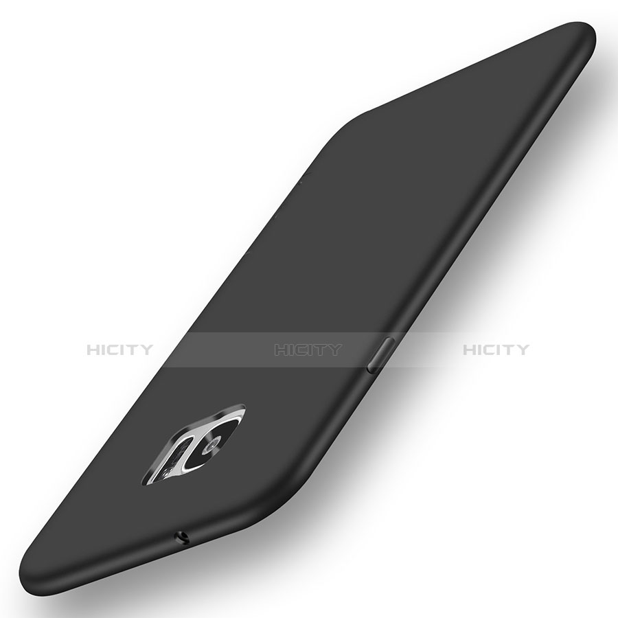 Custodia Silicone Ultra Sottile Morbida R06 per Samsung Galaxy S7 Edge G935F Nero
