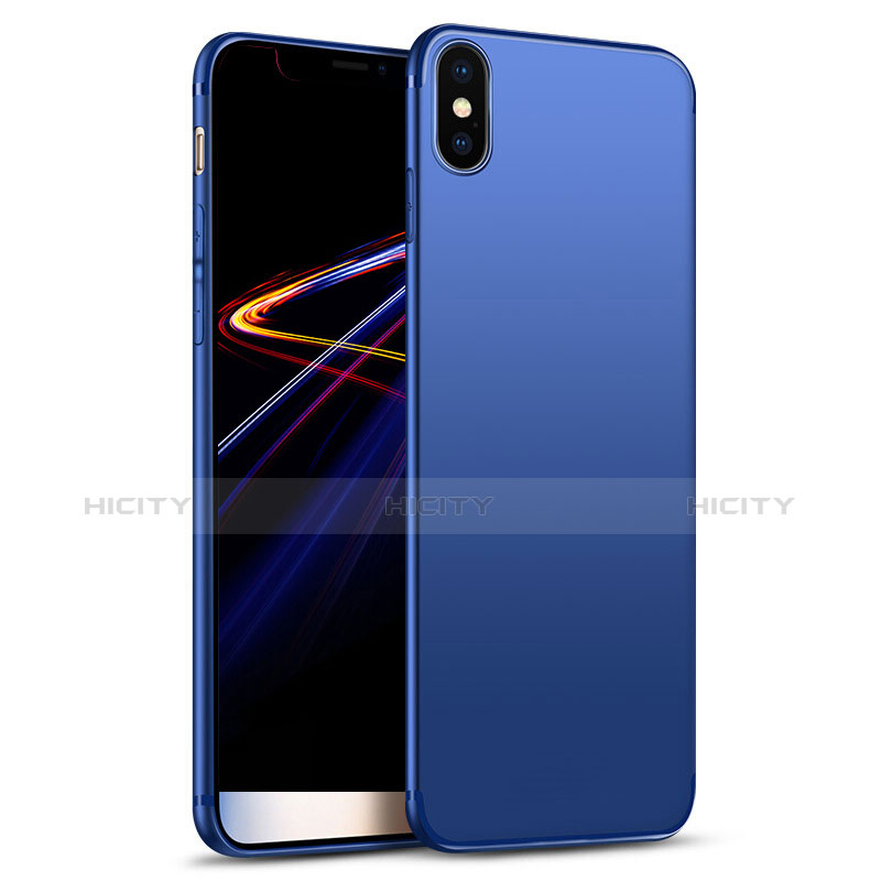 Custodia Silicone Ultra Sottile Morbida S02 per Apple iPhone Xs Blu