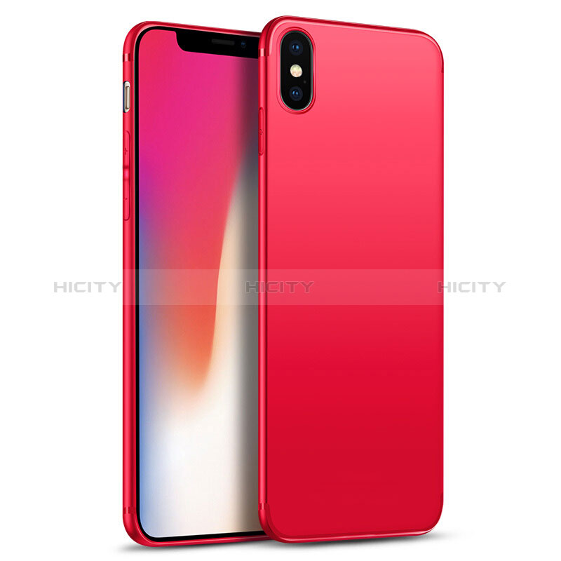 Custodia Silicone Ultra Sottile Morbida S02 per Apple iPhone Xs Max Rosso