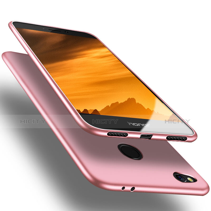 Custodia Silicone Ultra Sottile Morbida S02 per Huawei GR3 (2017) Rosa