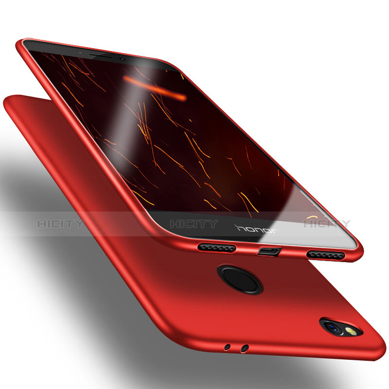 Custodia Silicone Ultra Sottile Morbida S02 per Huawei Honor 8 Lite Rosso