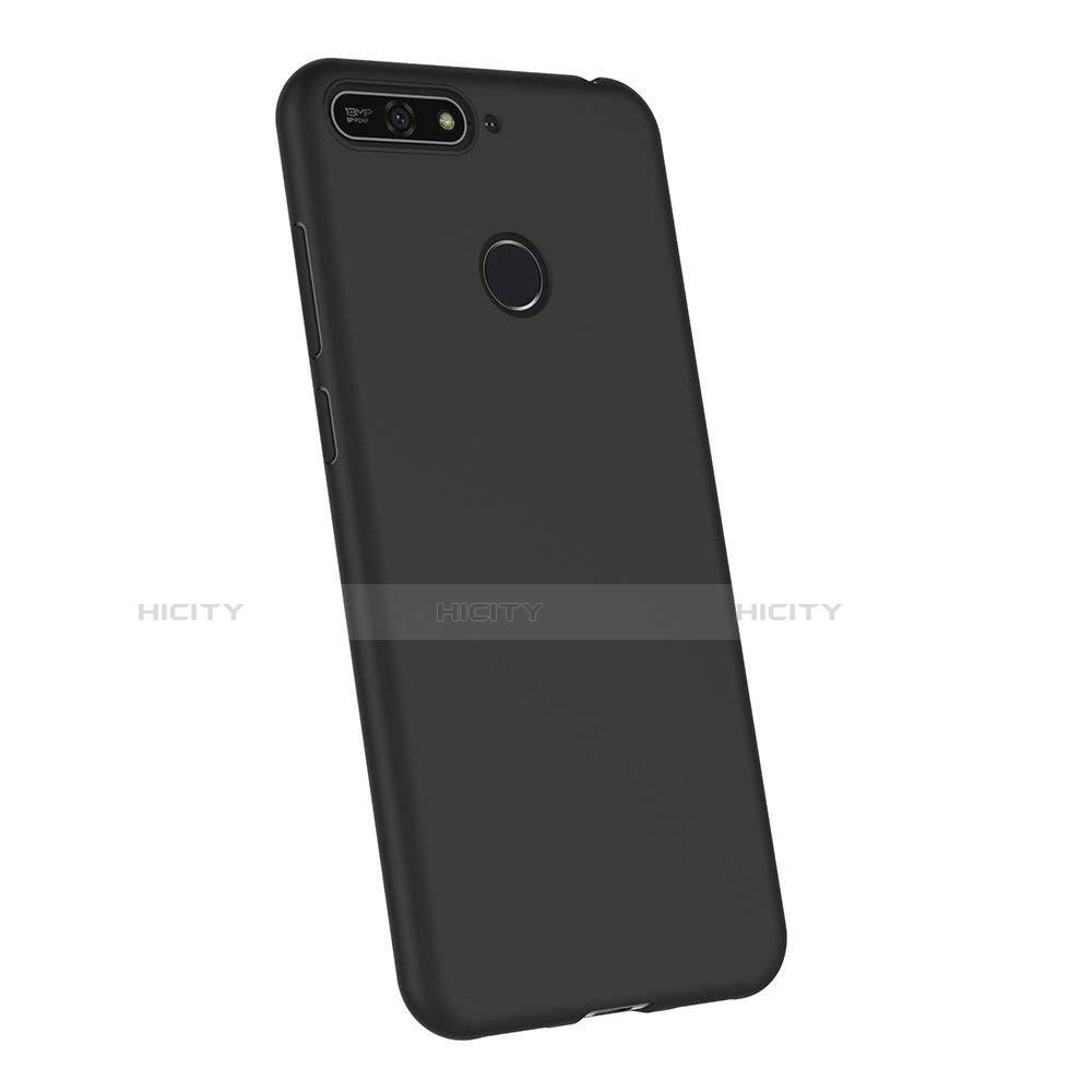 Custodia Silicone Ultra Sottile Morbida S02 per Huawei Y6 (2018) Nero