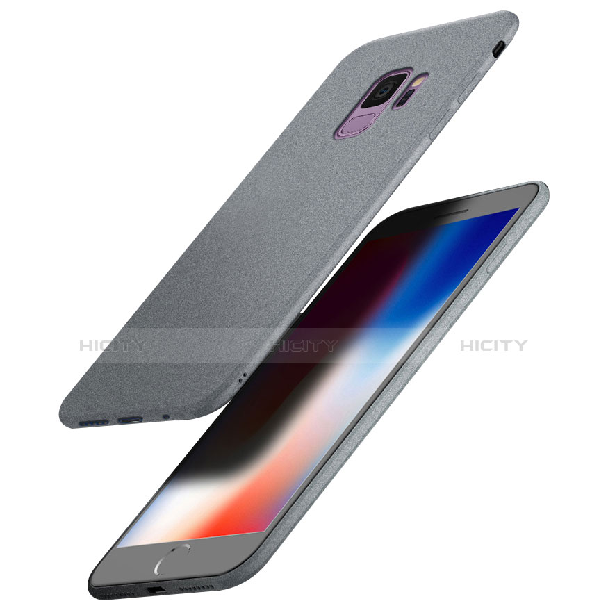 Custodia Silicone Ultra Sottile Morbida S02 per Samsung Galaxy S9 Grigio