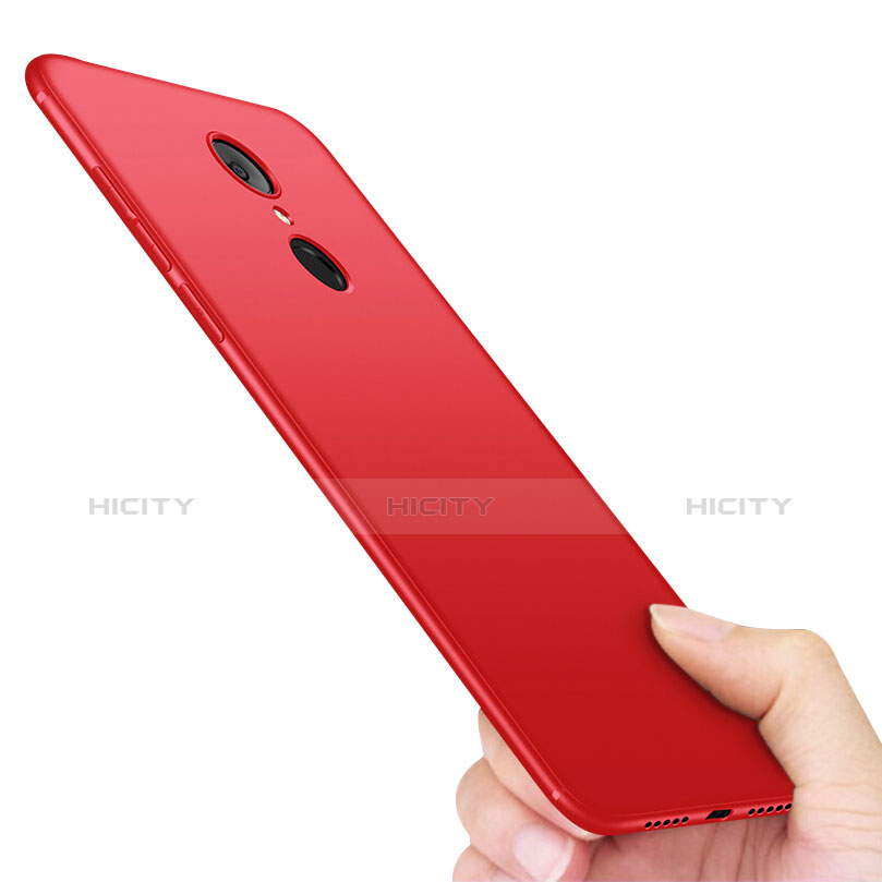 Custodia Silicone Ultra Sottile Morbida S02 per Xiaomi Redmi 5 Rosso