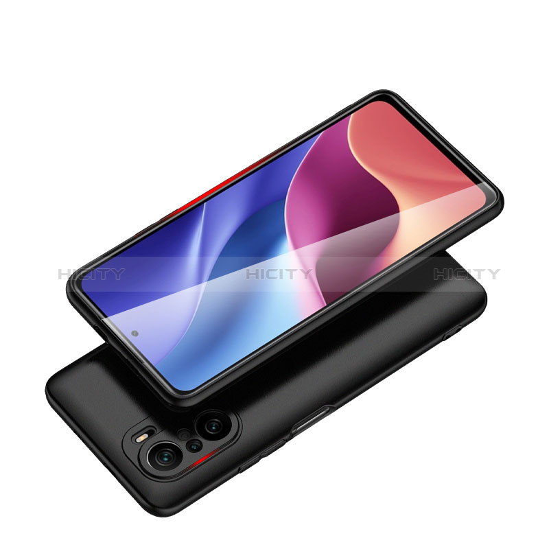 Custodia Silicone Ultra Sottile Morbida S02 per Xiaomi Redmi K40 Pro 5G Nero