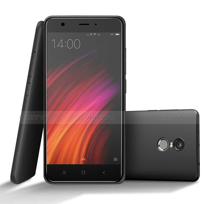 Custodia Silicone Ultra Sottile Morbida S02 per Xiaomi Redmi Note 4X High Edition Nero