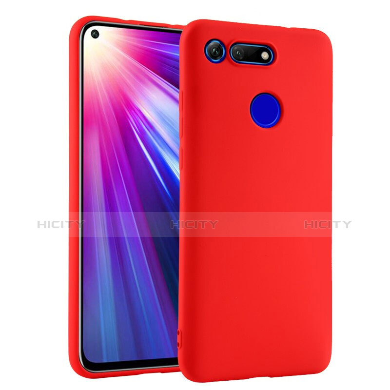 Custodia Silicone Ultra Sottile Morbida S03 per Huawei Honor View 20 Rosso