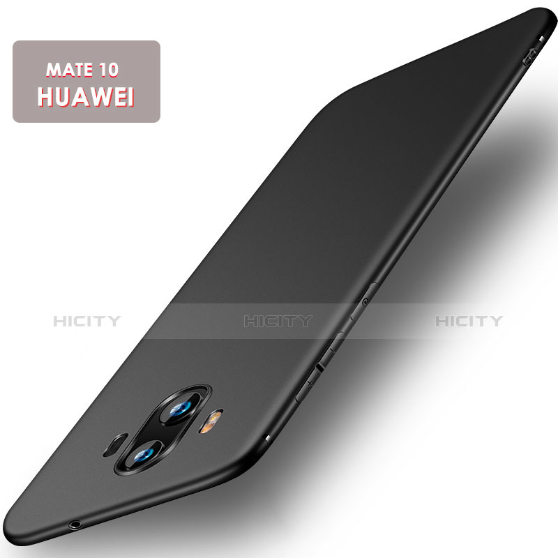 Custodia Silicone Ultra Sottile Morbida S03 per Huawei Mate 10 Nero