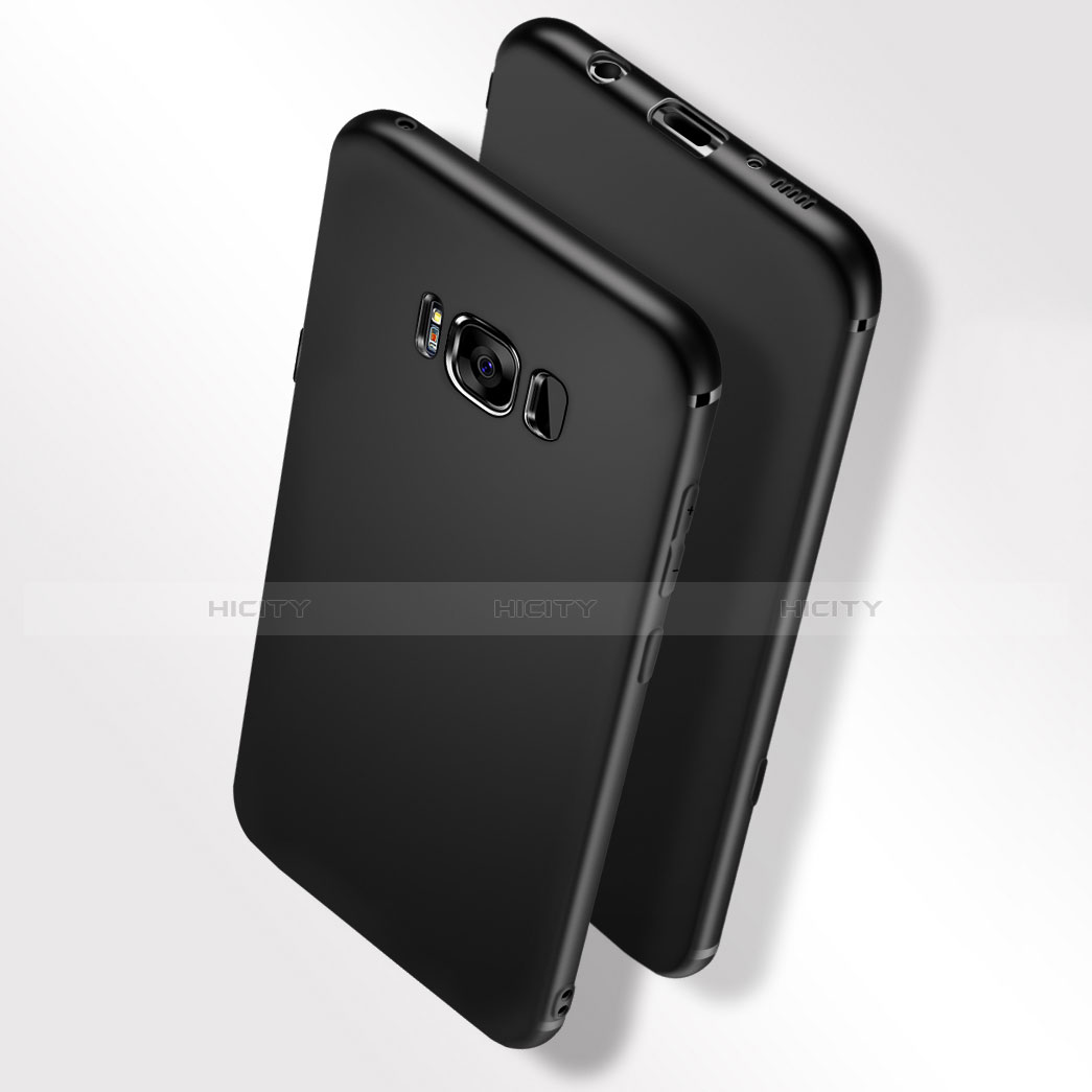 Custodia Silicone Ultra Sottile Morbida S03 per Samsung Galaxy S8 Nero