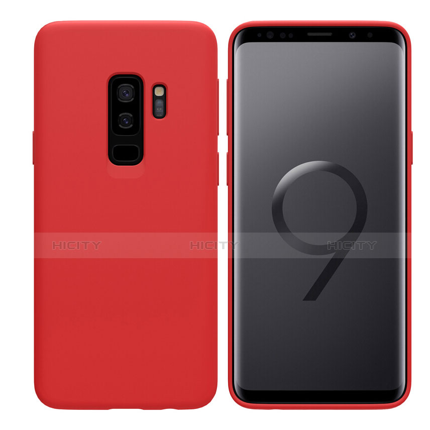 Custodia Silicone Ultra Sottile Morbida S03 per Samsung Galaxy S9 Plus Rosso