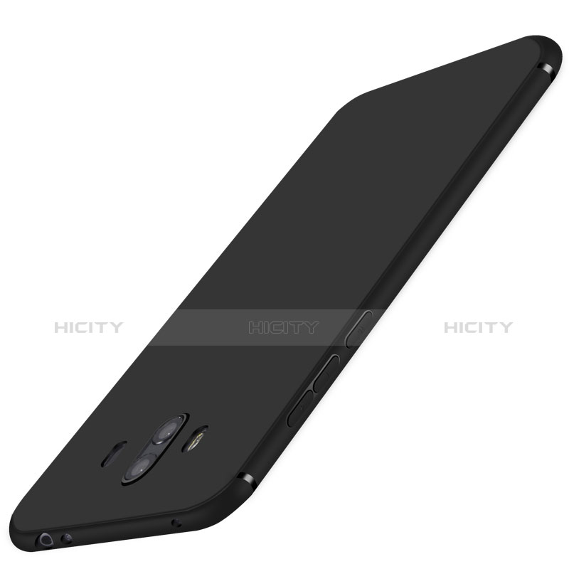 Custodia Silicone Ultra Sottile Morbida S04 per Huawei Mate 10 Nero