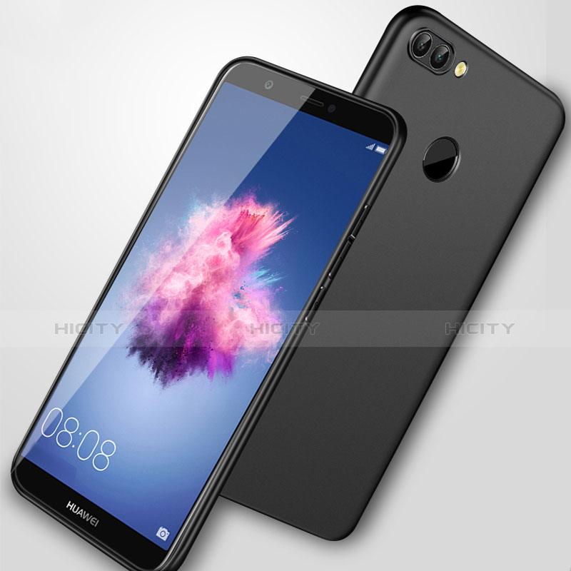 Custodia Silicone Ultra Sottile Morbida S04 per Huawei P Smart Nero