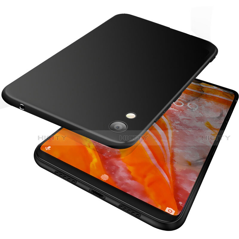 Custodia Silicone Ultra Sottile Morbida S05 per Huawei Y6 (2019) Nero