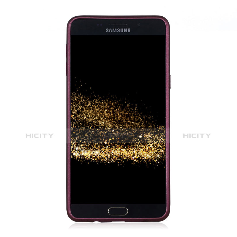 Custodia Silicone Ultra Sottile Morbida S06 per Samsung Galaxy A9 (2016) A9000 Viola