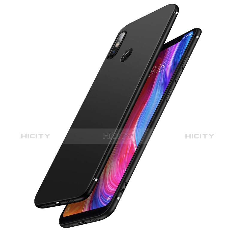 Custodia Silicone Ultra Sottile Morbida S06 per Xiaomi Mi 8 Nero