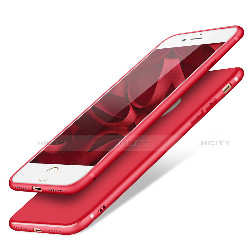 Custodia Silicone Ultra Sottile Morbida S09 per Apple iPhone SE3 2022 Rosso