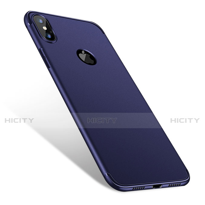 Custodia Silicone Ultra Sottile Morbida S10 per Apple iPhone Xs Blu