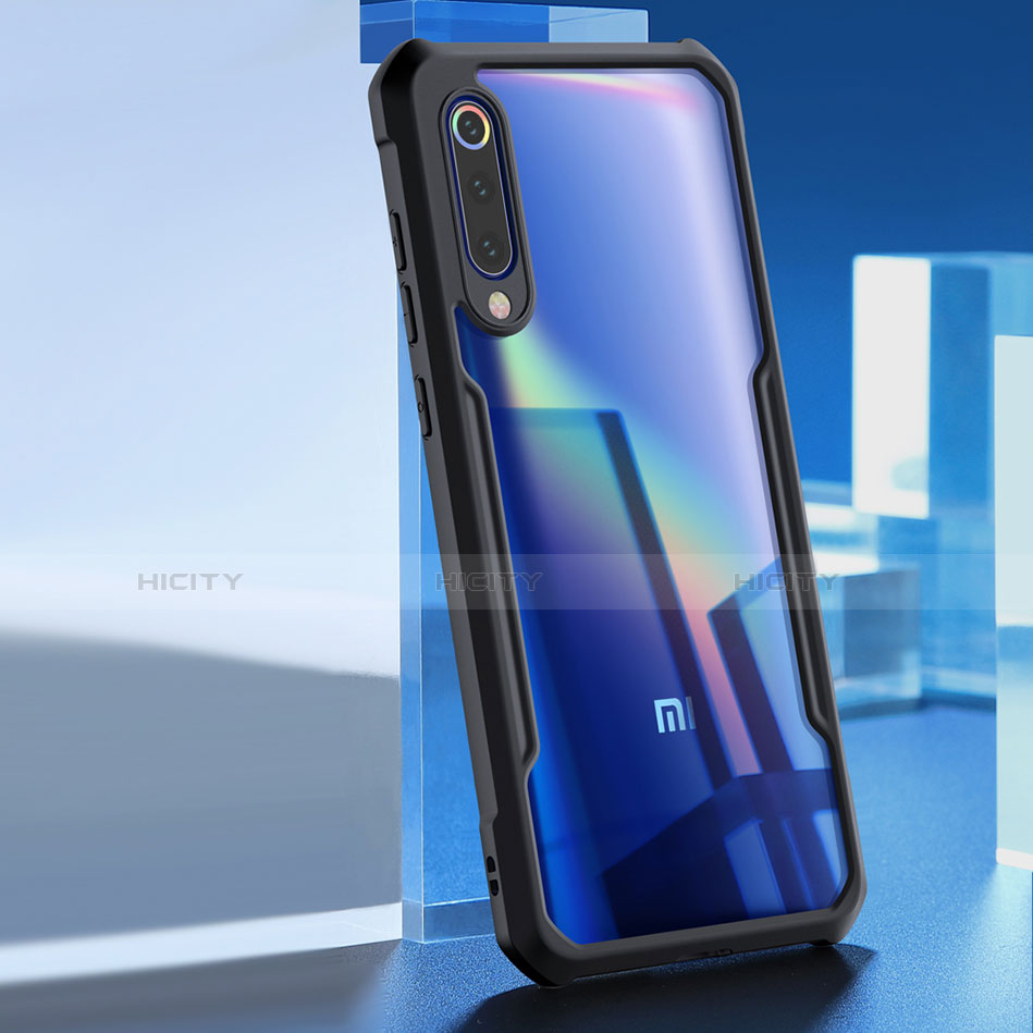 Custodia Silicone Ultra Sottile Morbida Specchio M01 per Xiaomi Mi A3 Lite Nero