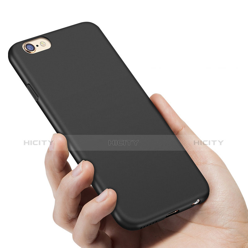 Custodia Silicone Ultra Sottile Morbida U04 per Apple iPhone 6 Nero