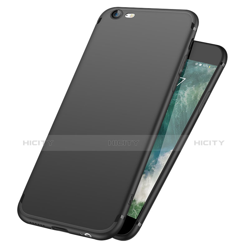 Custodia Silicone Ultra Sottile Morbida U09 per Apple iPhone 6 Nero