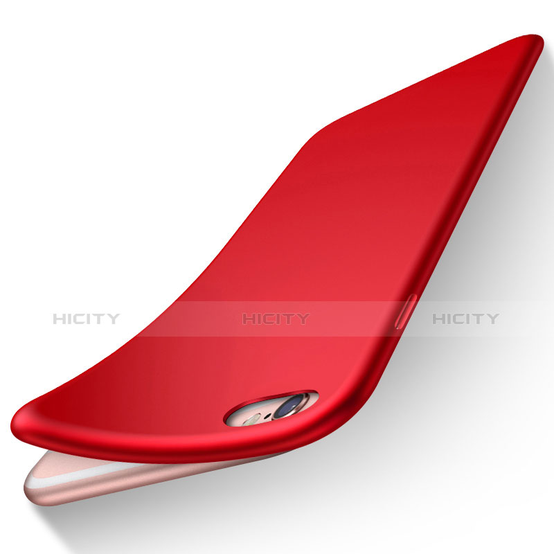 Custodia Silicone Ultra Sottile Morbida U10 per Apple iPhone 6 Rosso