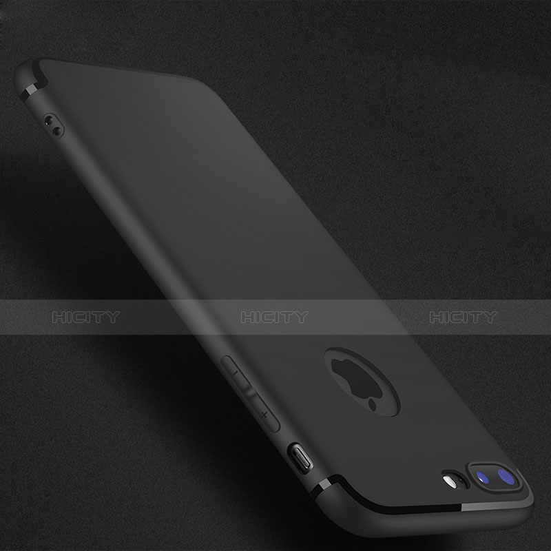 Custodia Silicone Ultra Sottile Morbida Z05 per Apple iPhone 7 Plus Nero