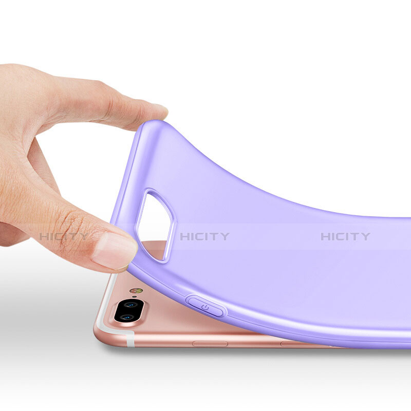 Custodia TPU Morbida Lucido per Apple iPhone 7 Plus Viola