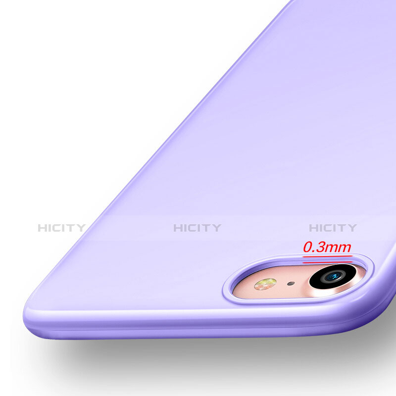 Custodia TPU Morbida Lucido per Apple iPhone 7 Viola