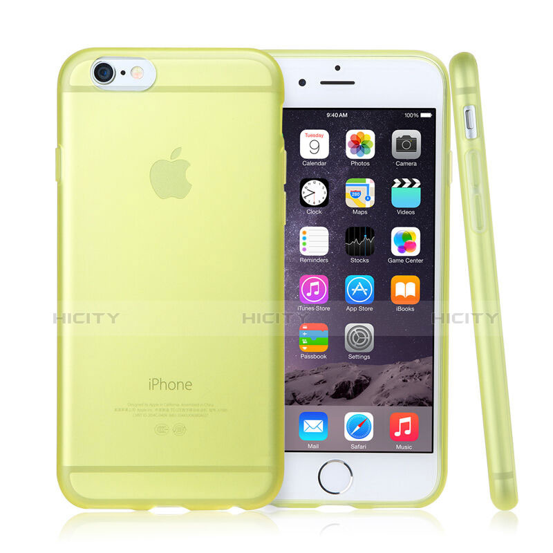 Custodia TPU Trasparente Ultra Sottile Morbida per Apple iPhone 6 Verde