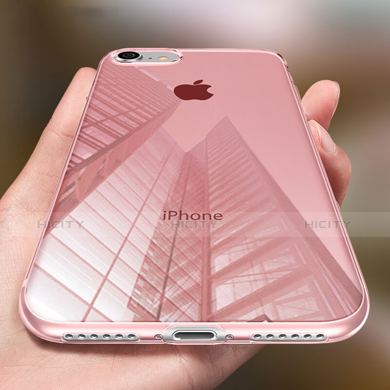 Custodia TPU Trasparente Ultra Sottile Morbida per Apple iPhone 8 Rosa