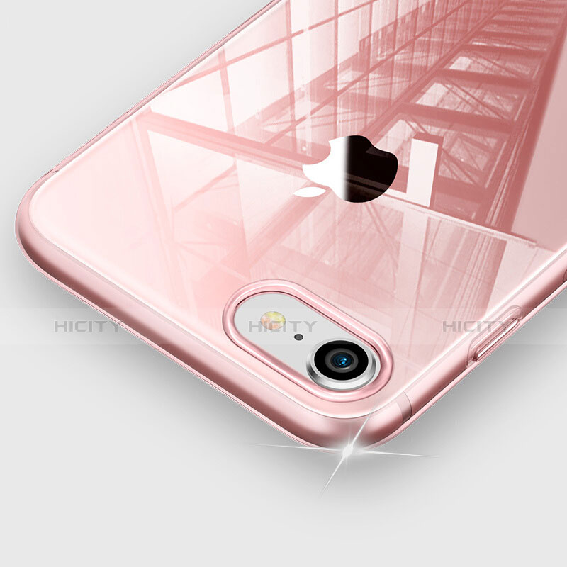 Custodia TPU Trasparente Ultra Sottile Morbida per Apple iPhone 8 Rosa