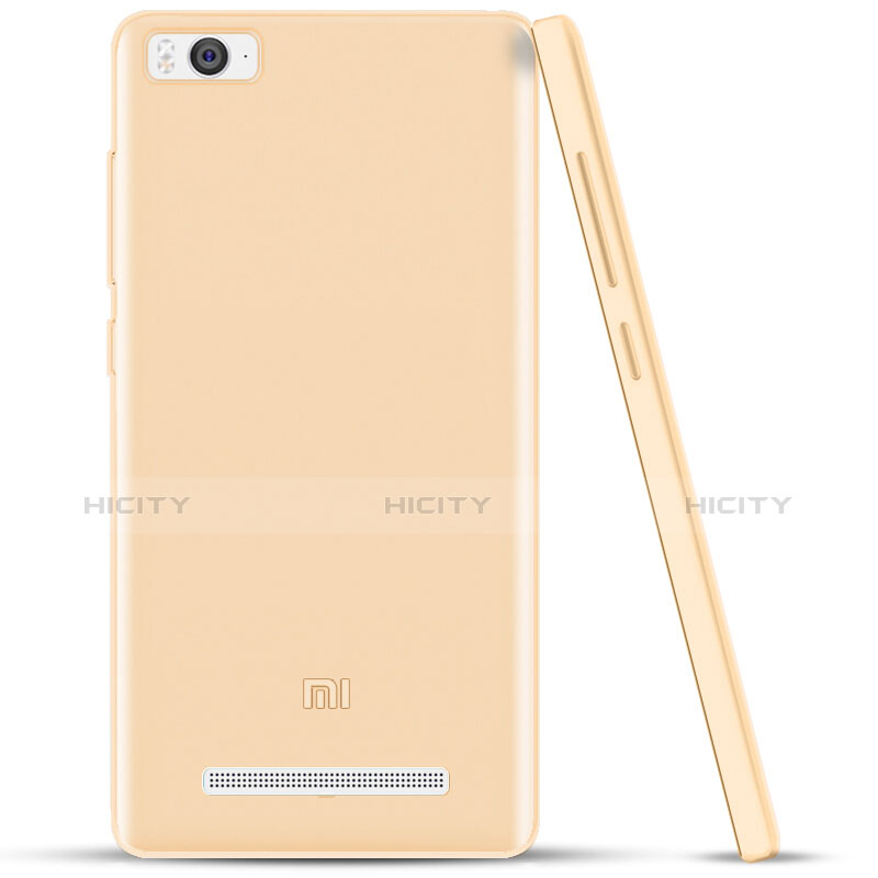 Custodia TPU Trasparente Ultra Sottile Morbida per Xiaomi Mi 4C Oro