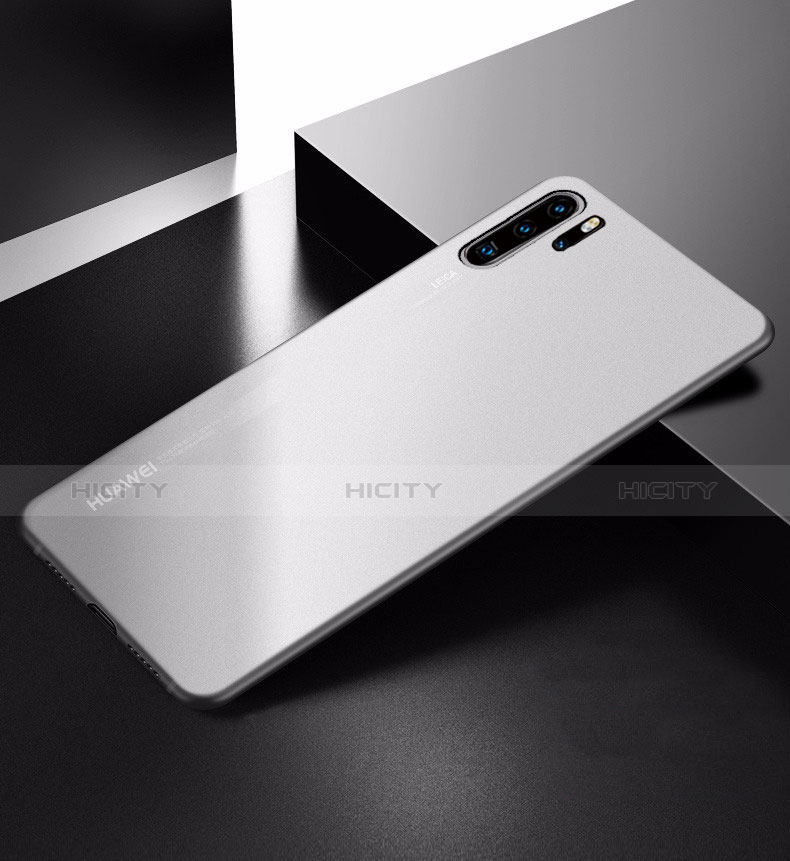 Custodia Ultra Slim Trasparente Rigida Cover Opaca per Huawei P30 Pro Bianco