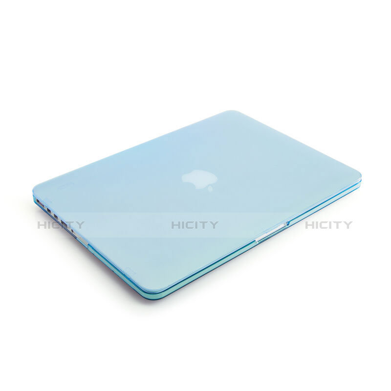 Custodia Ultra Slim Trasparente Rigida Opaca per Apple MacBook Pro 13 pollici Retina Blu