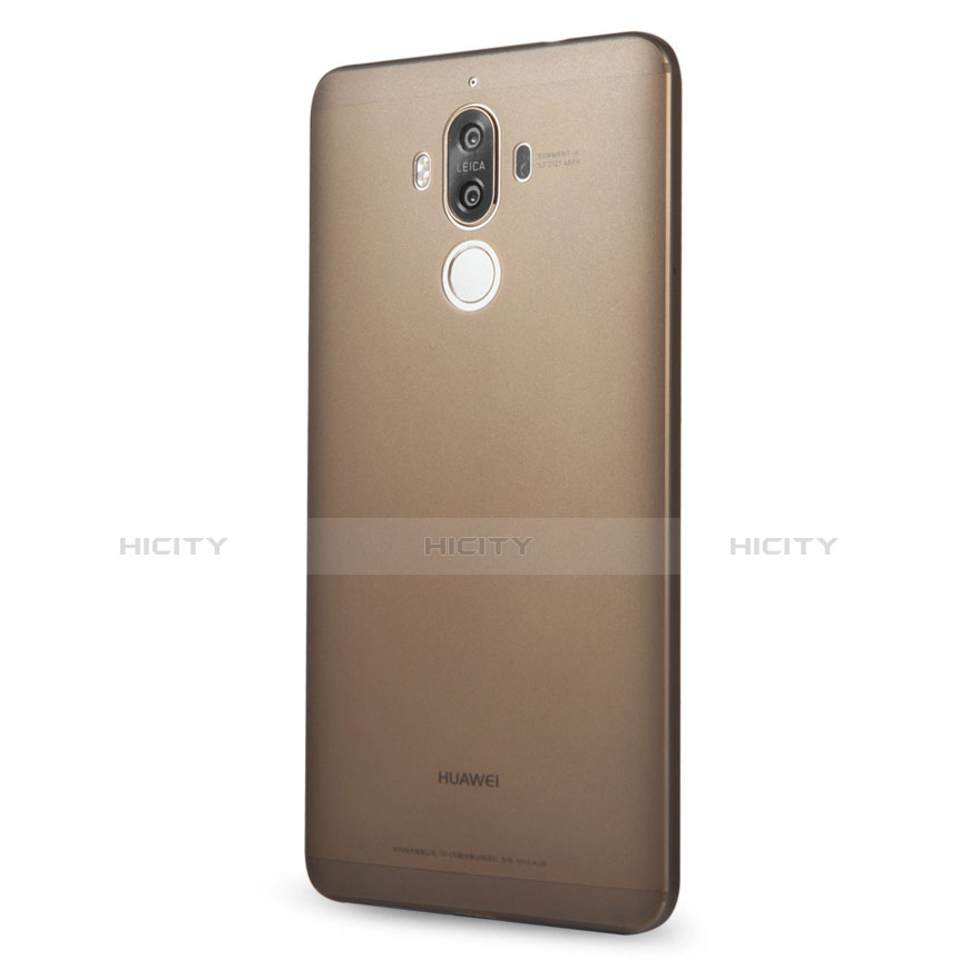 Custodia Ultra Slim Trasparente Rigida Opaca per Huawei Mate 9 Marrone