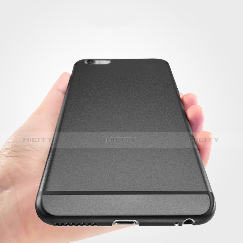 Custodia Ultra Sottile Rigida Opaca U01 per Apple iPhone 6S Plus Nero