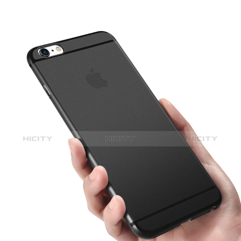 Custodia Ultra Sottile Rigida Opaca U02 per Apple iPhone 6S Plus Nero