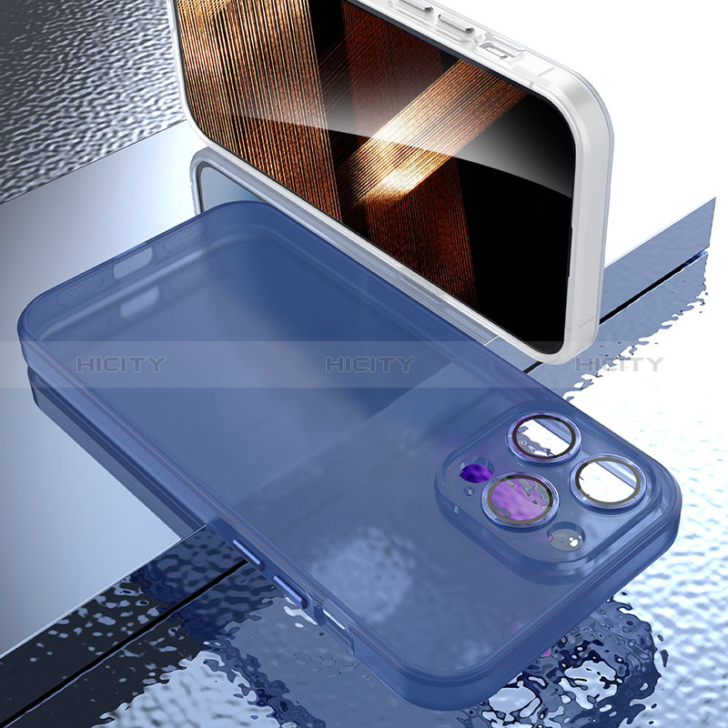 Custodia Ultra Sottile Trasparente Rigida Cover Opaca QC per Apple iPhone 15 Pro