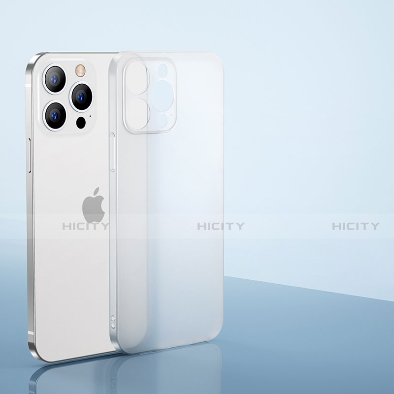 Custodia Ultra Sottile Trasparente Rigida Cover Opaca U01 per Apple iPhone 15 Pro