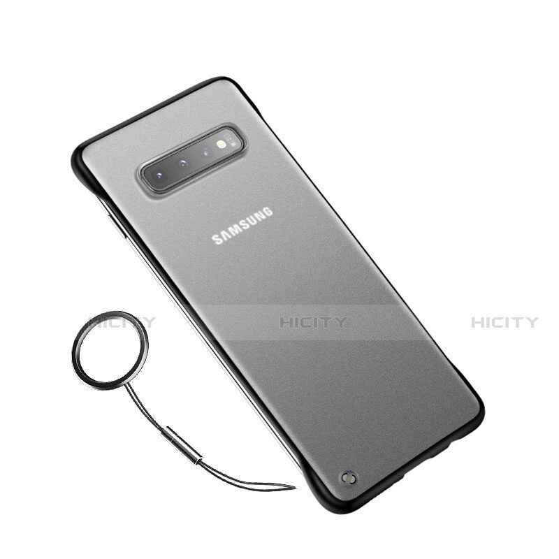 Custodia Ultra Sottile Trasparente Rigida Cover Opaca U01 per Samsung Galaxy S10 Plus