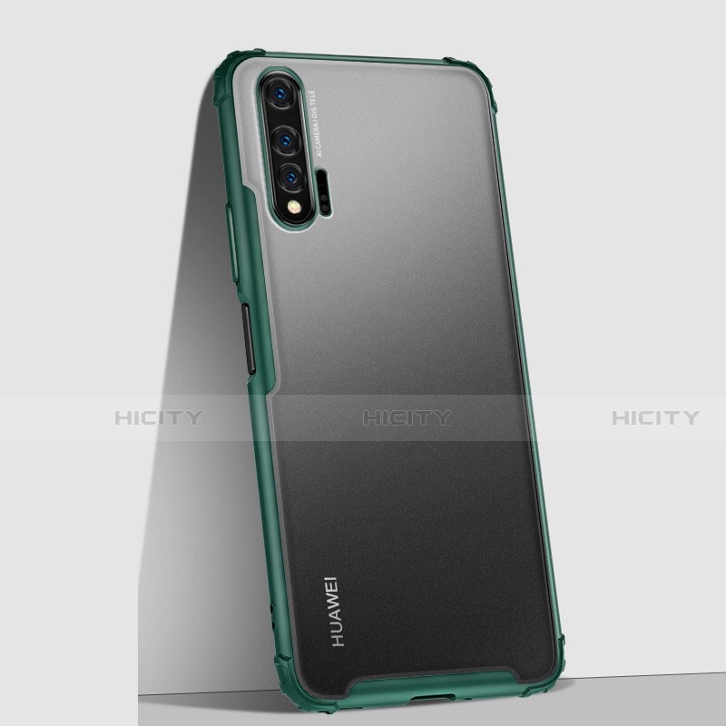 Custodia Ultra Sottile Trasparente Rigida Cover Opaca U02 per Huawei Nova 6 Verde