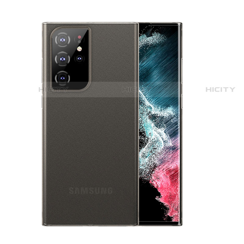 Custodia Ultra Sottile Trasparente Rigida Cover Opaca U03 per Samsung Galaxy S22 Ultra 5G