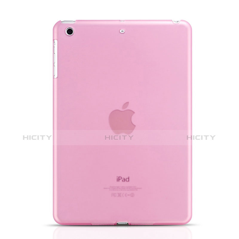 Custodia Ultra Sottile Trasparente Rigida Opaca per Apple iPad Mini 2 Rosa