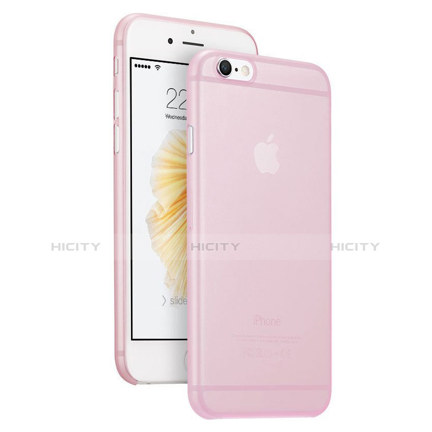 Custodia Ultra Sottile Trasparente Rigida Opaca per Apple iPhone 6 Rosa