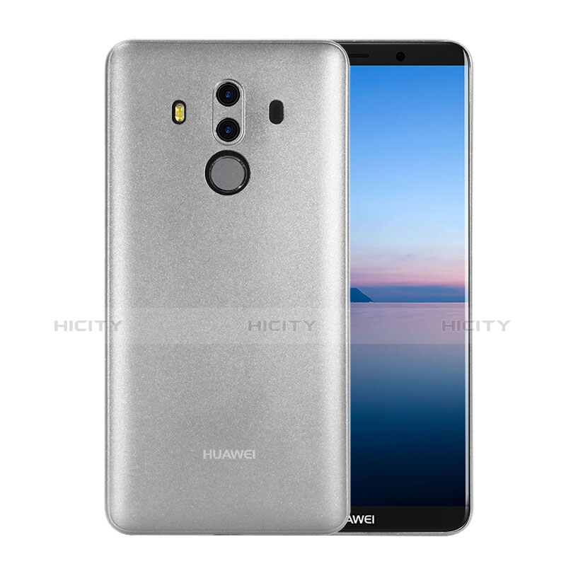 Custodia Ultra Sottile Trasparente Rigida Opaca per Huawei Mate 10 Pro Bianco