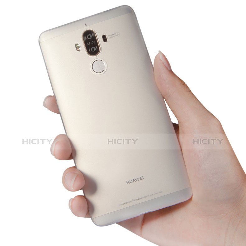 Custodia Ultra Sottile Trasparente Rigida Opaca per Huawei Mate 9 Bianco