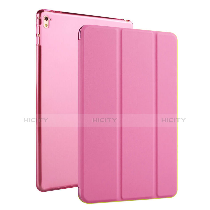 Flip Cover Portafoglio In Pelle con Supporto per Apple iPad Pro 9.7 Rosa