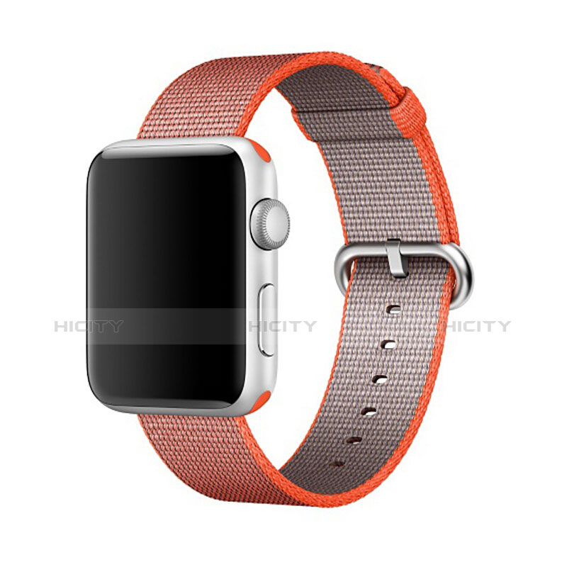 Milanese Cinturino Braccialetto Acciaio Band per Apple iWatch 38mm Arancione