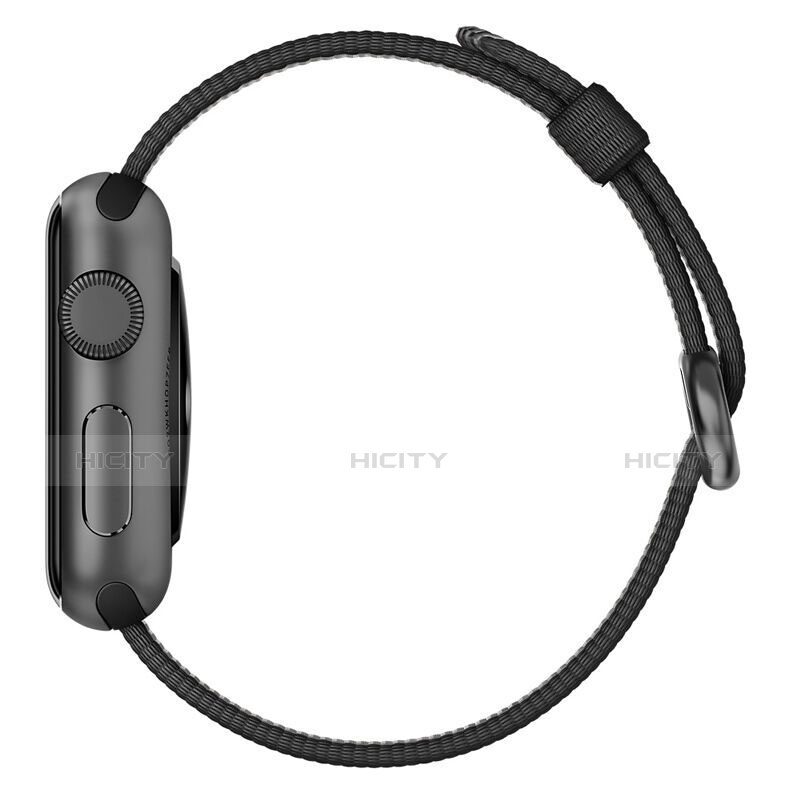 Milanese Cinturino Braccialetto Acciaio per Apple iWatch 2 38mm Nero