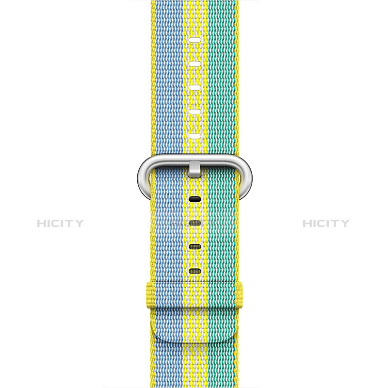 Milanese Cinturino Braccialetto Acciaio per Apple iWatch 3 38mm Giallo